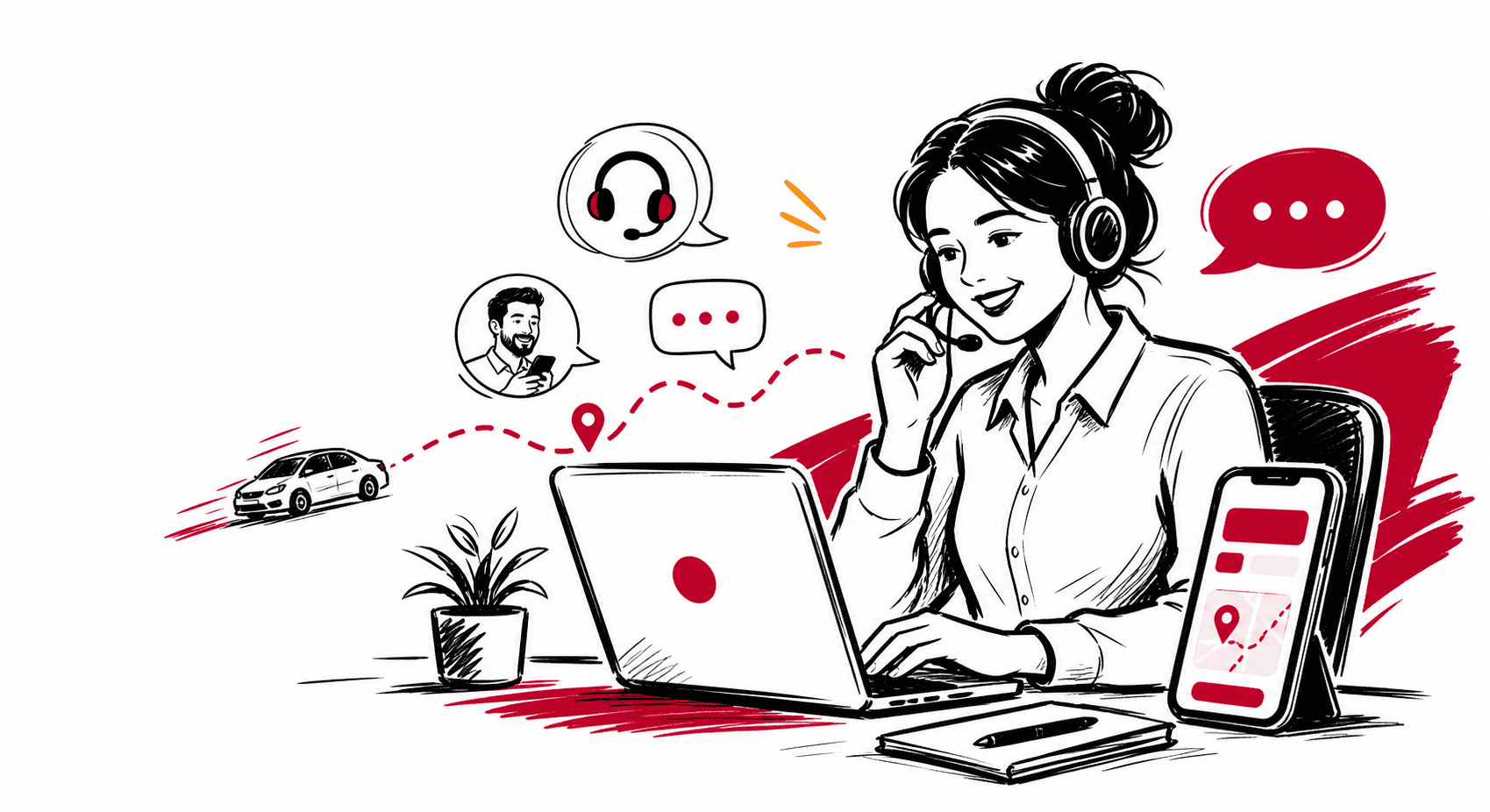 فريق دعم رحلتك يتابع رسائل المستخدمين